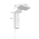 Chuveiro Eletrônico Ducha de Parede Hydra Falls Power Branco 5500W 110V - a4b891e6-a861-446b-955f-568475efaa7a