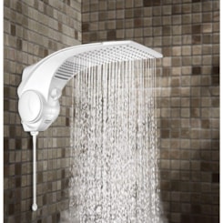 Chuveiro Eletrônico Duo Shower Quadra 220v 7500w Branco Lorenzetti
