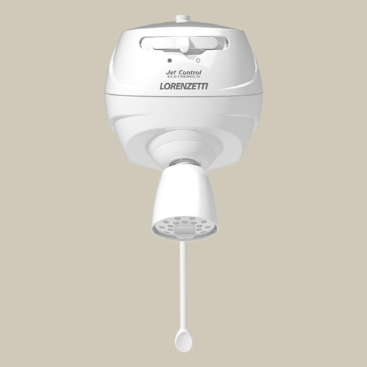 Chuveiro Eletrônico Jet Control 127v 5500w Branco Lorenzetti - Imagem principal - 1ba7c035-9a63-4c63-9a91-fc3bce44a523