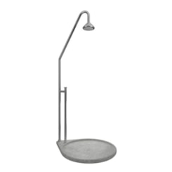 Chuveiro Externo Toró Acabamento Aço Inox Escovado Docol Chuveiro Externo Toró Acabamento Aço Inox Escovado Docol