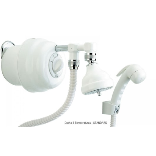 Chuveiro Multitemperaturas Standard 5t 220v Branco Cardal - Imagem principal - cf05ecd4-8b2b-4705-ab6d-239843dd330d