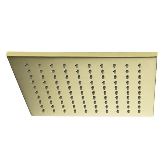Chuveiro Ouro Escovado Lexxa 20x20cm - Imagem principal - 3bd5c4a9-cb69-4147-87b6-4f5f2d3deb45