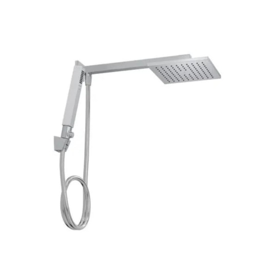 Chuveiro Quadrado Com Desviador E Ducha Manual Cromado Deca - Imagem principal - b6c5e08e-601a-4201-9749-4f86ef524f42