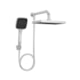 Chuveiro Quadrado De Parede Com Desviador Multitemperatura Cromado Deca - 2314ed6e-7e8b-42be-9a65-480b70f8e524