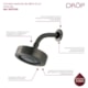 Chuveiro Redondo ABS Grafite Escovado Drop 12 cm - c2dec1ba-52f5-4061-97b4-cbffa7643733