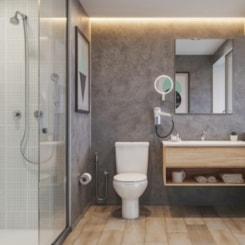 Chuveiro Redondo Com Ducha Smart Cromado Celite Chuveiro Redondo Com Ducha Smart Cromado Celite