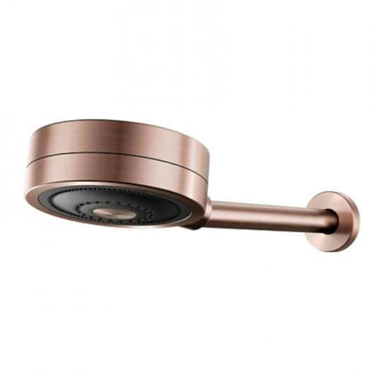 Chuveiro Redondo De Parede Novo Technoshower Cobre Escovado Docol - Imagem principal - 1826aaba-b725-4ade-becf-6f7ae588d5c2
