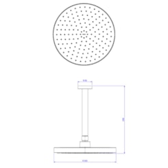 Chuveiro Redondo De Teto Flex Max Summer Gold Deca