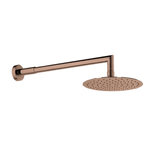 Chuveiro Redondo Kr235c Rosê Gold Escovado Kromma 20cm - Imagem principal - 10e005bf-2fe7-4103-af27-d366b55a2c88