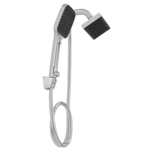 Chuveiro Retangular De Parede Com Desviador Cromado Deca 9x15cm - Imagem principal - b5acc018-9a54-45e7-899a-22fa83638837