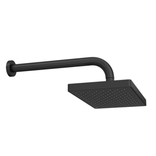 Chuveiro Retangular de Parede Flex Max Black Matte Deca - Imagem principal - 18efab78-90f2-41b1-af56-19d42d385214