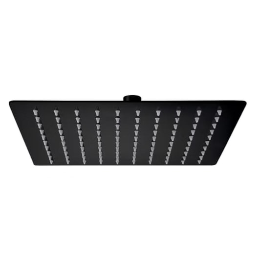 Chuveiro Slim Black Matte Lexxa 20x20cm - Imagem principal - 3831e928-0f35-4979-899d-dc421a88907e