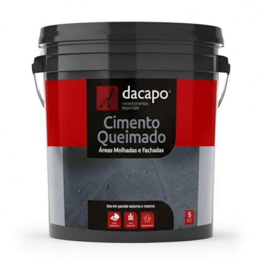 Cimento Queimado Para Fachadas Barbante Suave Dacapo 5kg - Imagem principal - f1724590-cd4d-4429-94fd-c8329674238c