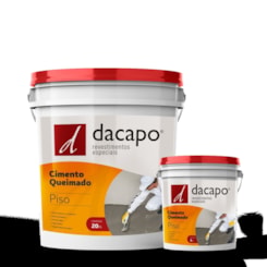 Cimento Queimado Para Piso Barbante Dacapo 20kg