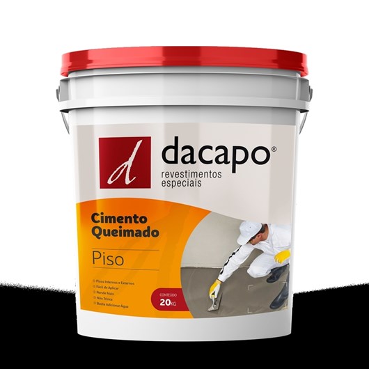 Cimento Queimado Para Piso Concreto Dacapo 20kg - Imagem principal - 5e601981-5910-4012-bd99-74365bdffaad