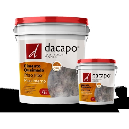 Cimento Queimado Para Piso Flex Bege Dacapo 5kg - Imagem principal - a6c2f280-4fa6-4a3e-9fc5-274d56785cfd