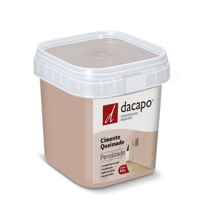 Cimento Queimado Perolizado Pérola Dacapo 1,2kg
