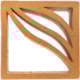 Cobogó Argila Lirium Natural Manufatti 25X25Cm - 3212ccee-f8c6-4058-ae27-1739338af081