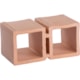 Cobogo Cubo Natural Manufatti 10x20cm - 0e616b39-ab2f-4b68-aa42-27b3b9088e43
