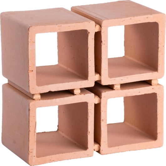 Cobogo Cubo Natural Manufatti 10x20cm - Imagem principal - 009faf28-6b7f-4459-bdc9-64f5862894dc