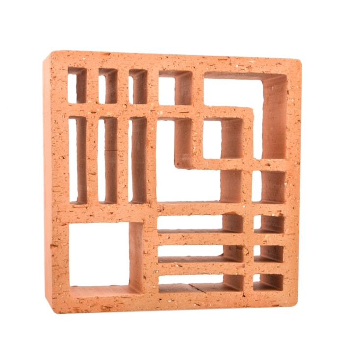 Cobogó Manufatti Argila Tasmania Natural 26x26cm