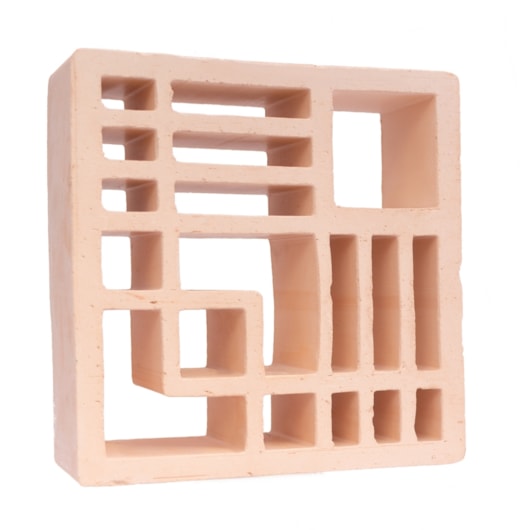 Cobogó Manufatti Argila Tasmania Off White 26x26cm - Imagem principal - 40bb5639-4765-4a22-8408-a1b2a076b00f