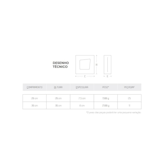 Cobogó Manufatti Quadrado Branco Brilhante 20x20cm - Imagem principal - 9d94c4ec-7e85-4f49-833d-6ed94820d64f