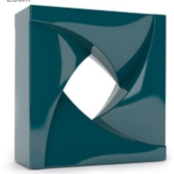 Cobogó Porcelana Hipnose Jeans Acetinado Manufatti 20X20Cm