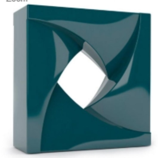 Cobogó Porcelana Hipnose Jeans Acetinado Manufatti 20X20Cm - Imagem principal - c791edb5-e0df-4857-89e2-1be990a7a5f9