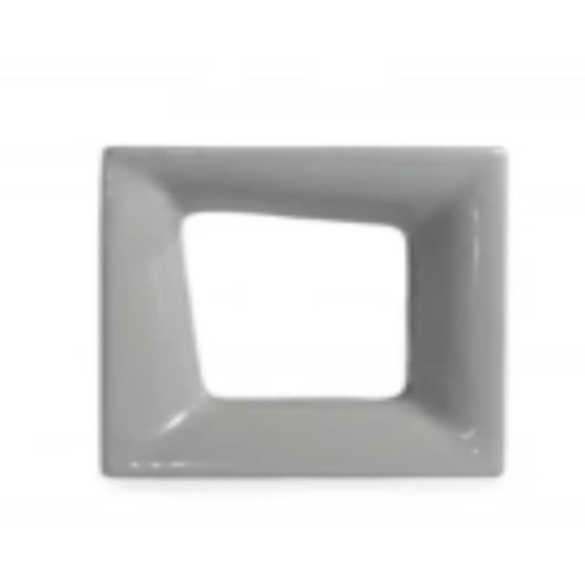 Cobogó Porcelana Quadrado Carbono Acetinado Manufatti 20X20Cm - Imagem principal - 6fc8dff3-1198-46d3-9c37-00747ba2e8da