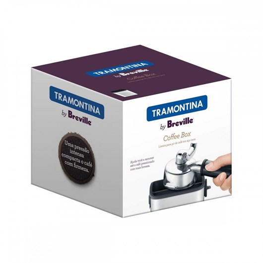 Coffee Box Lixeira Para Pó De Café Breville Inox Tramontina - Imagem principal - 1edbc8a0-474c-40a4-b53f-24c06656a61b