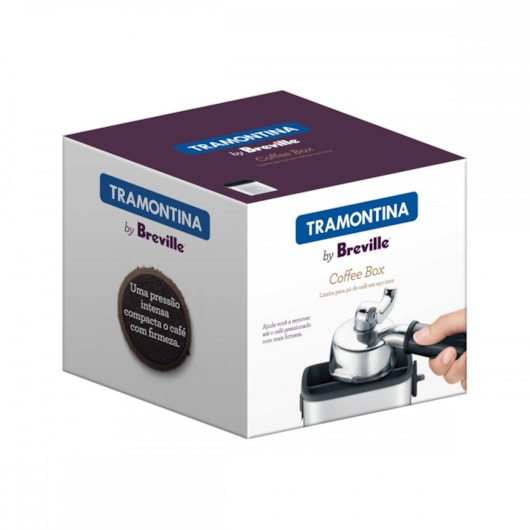 Coffee Box Lixeira Para Pó De Café Breville Inox Tramontina - Imagem principal - ffc6690b-cea2-46ea-bcff-1c5235e48297