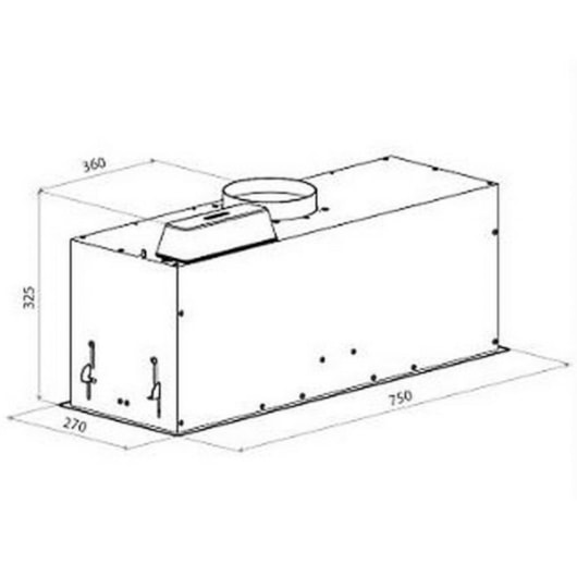 Coifa De Embutir Incasso Inox 127v Tramontina 75cm  - Imagem principal - 01172fe3-25c1-45ac-8da0-b40c5d2cb62f