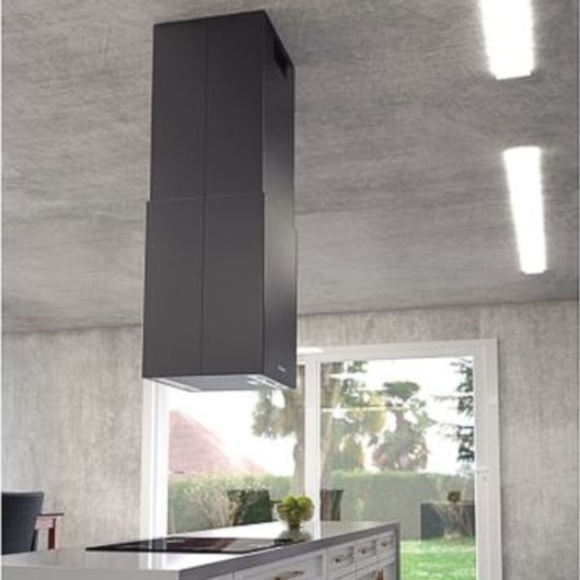 Coifa de Ilha Square Isla 40 Silent em Aço Inox Black Steel e Tratamento Anti Digitais 40cm 220V Tramontina - Imagem principal - 6ff756e7-21fd-4903-bd99-a156ed145941