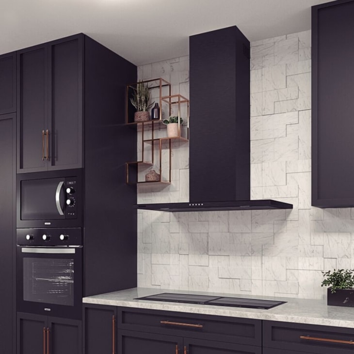 Coifa Inox Slim Wall 90 Em Aço Inox Black Steel Tramontina 220V