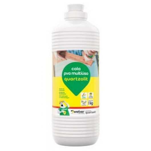 Cola Pva Multiuso 1kg Quartzolit - Imagem principal - c8e92f8d-1376-43d3-9eb6-905b6d6672ab