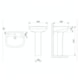 Coluna Para Lavatório Thema Cinza Platina Celite - 15b35d9f-f6ed-48a1-8cbf-45e9b42173d7