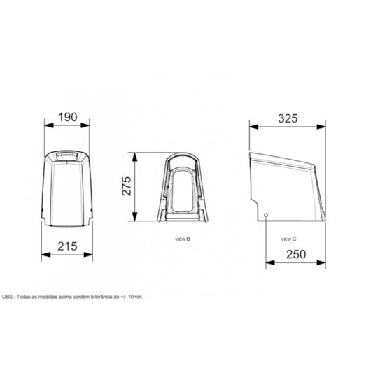 Coluna Suspensa Para Lavatório Thema Branco Incepa - Imagem principal - cf80bee7-8860-48ea-acbc-3ffa5e11addb