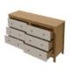 Cômoda 6 Gavetas Maggiore Amêndoa e Off White Lopas - 4c86f149-427d-4c1b-98c9-a5d33e6d696a