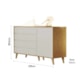 Cômoda Infantil Com Fraldário Grand Lorena Com Bétula Off White Carolina Baby - 309be8a7-d8f6-435d-8de0-bacd2e937d45