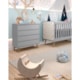 Cômoda Lorena 4 Gavetas Cinza Fosco Carolina Baby - 7f717329-88a8-44af-8880-65bf188c4949