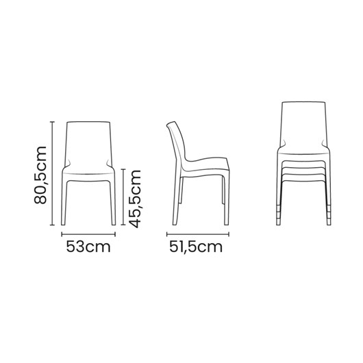 Conjunto 4 Cadeiras Alice Summa Camurça Tramontina - Imagem principal - 11385d04-8a55-4ca9-89a7-41f83a4ec433