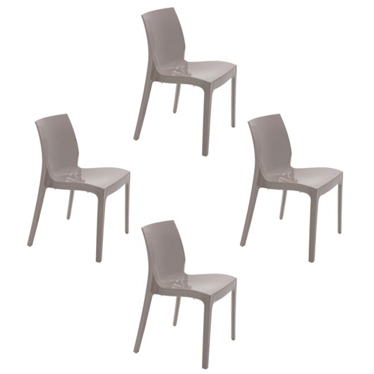 Conjunto 4 Cadeiras Alice Summa Camurça Tramontina - Imagem principal - 7987d240-39a2-484f-a9d0-3dd997d46210
