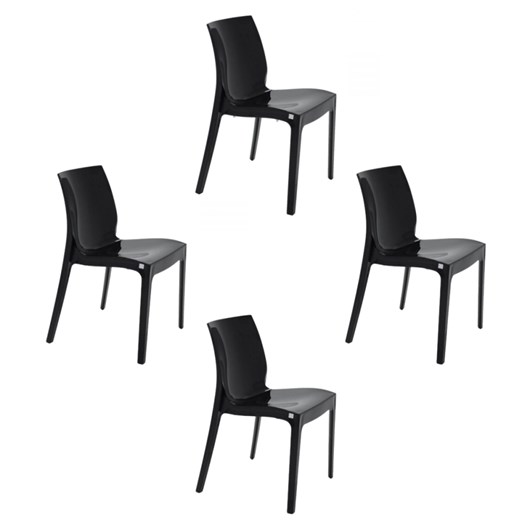 Conjunto 4 Cadeiras Alice Summa Preto Tramontina - Imagem principal - 07c315a9-5a9f-40ea-a75a-e64cc8ed8e54