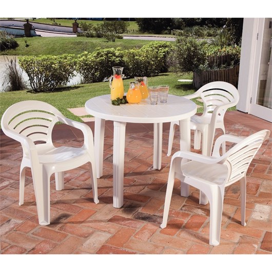 Conjunto 4 Cadeiras Angra Branco Tramontina - Imagem principal - 9d58bd65-dad6-4193-926b-b2b2de815b6c