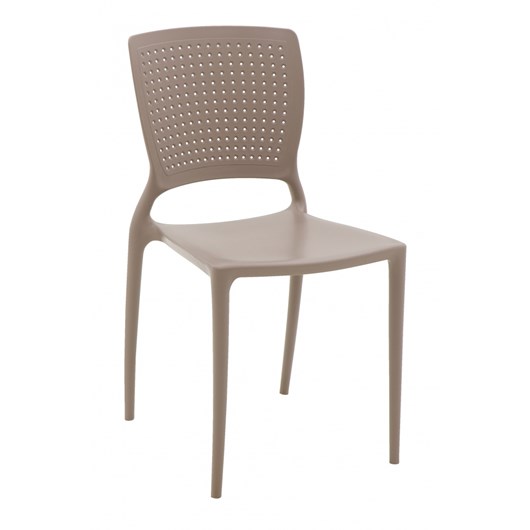Conjunto 4 Cadeiras Safira Summa Camurça Tramontina - Imagem principal - 59c966f4-1397-4024-be0b-c6fd0cd5cd60