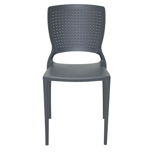 Conjunto 4 Cadeiras Safira Summa Grafite Tramontina - Imagem principal - 426635a2-bcba-4914-adb2-412d54c99c8f