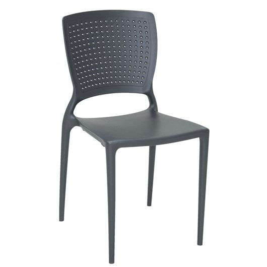 Conjunto 4 Cadeiras Safira Summa Grafite Tramontina - Imagem principal - 30e164ac-b432-4062-93a8-dbd5419643a8