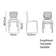 Conjunto 4 Cadeiras Safira Summa Grafite Tramontina - e9570dc7-2644-4dff-971c-e590cfeae7f9