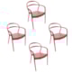 Conjunto 4 Cadeiras Sissi Summa Vermelho Tramontina - 5368c837-8687-424f-86e0-77d5302a951d